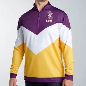NWT LSU Men’s 1/4 zip performance jacket.